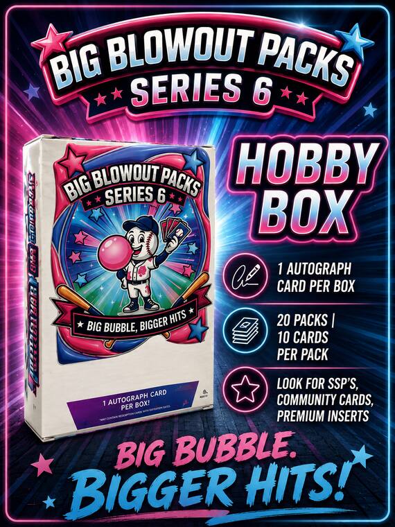 Big Blowout Packs Hobby Box, Series 6